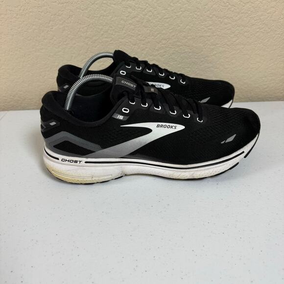 Brooks Ghost 15 Shoes Mens Size 11 Black Sneakers Running Athletic Gym main image 3